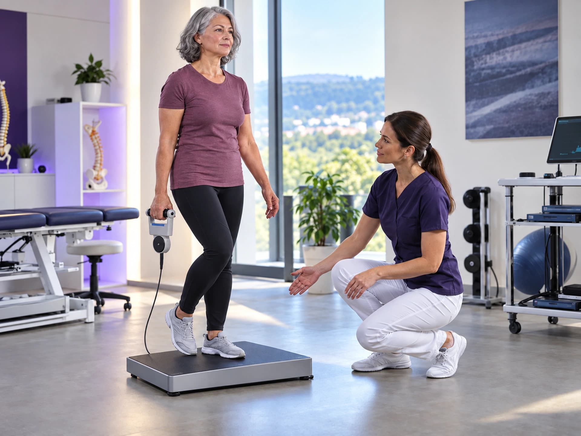 Clinician-assisted functional strength and balance assessment